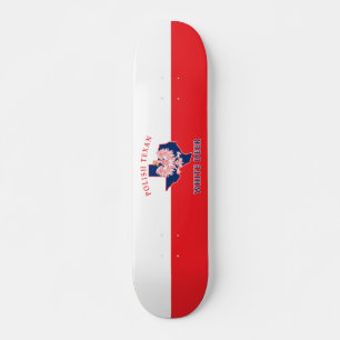 White Deer Polish Texan Skateboard