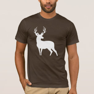 White Deer Silhouette Shirt