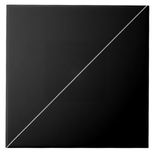 White Diagonal Line On Black Tile
