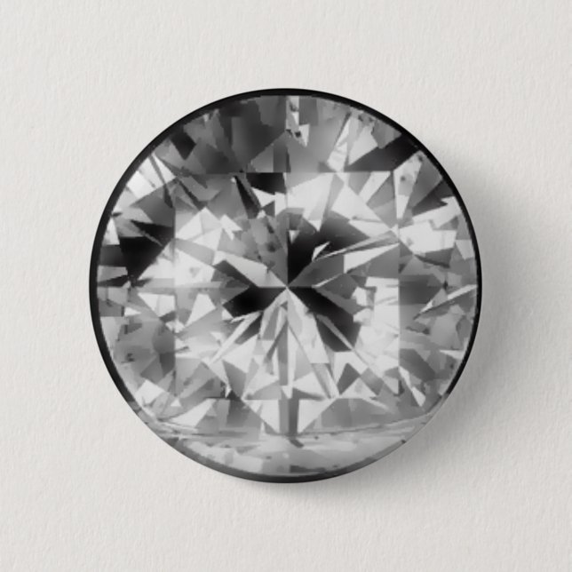 WHITE DIAMONDS Button (Front)