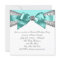 White Diamonds Teal Blue Sweet 16 Birthday Party