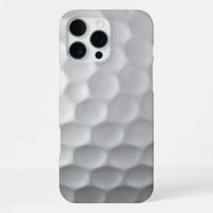 White Dimpled Golf Ball Texture iPhone 16 Pro Max Case