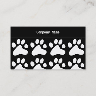 White Dog Paws, Company Name Business Card