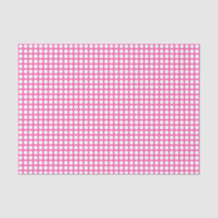 White Dots on Pink Tissue Paper