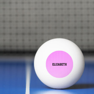 White dots pink pattern ping pong ball