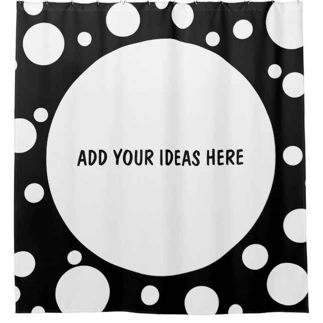 White Dots seamless pattern + your backgr. & ideas (Front)