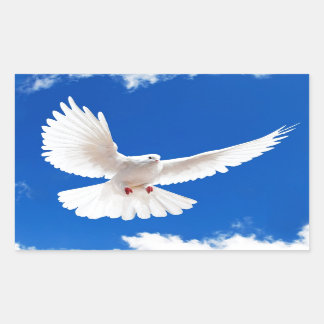 White Dove Bird Peace Love Flying Sky Sticker