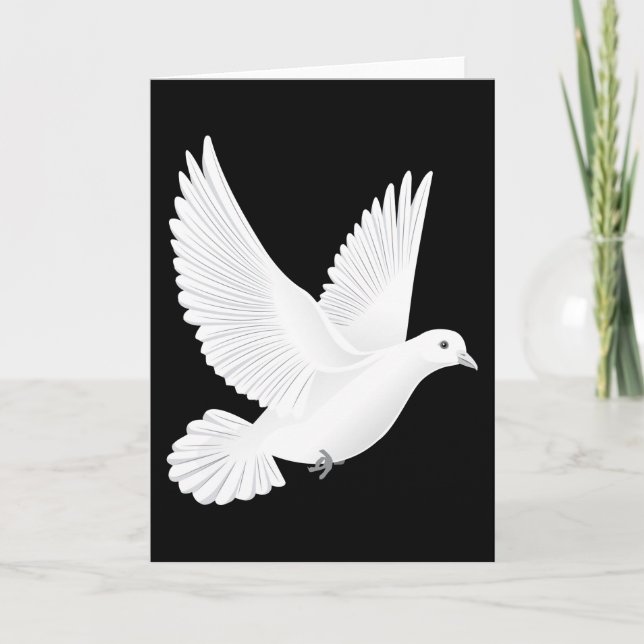 White dove card (Front)
