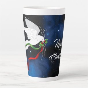 White Dove Christmas Latte Mug