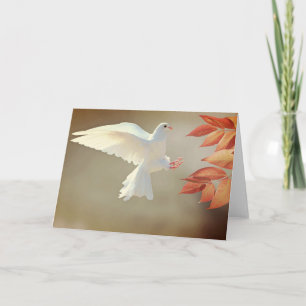 White Dove Greeting Card