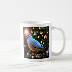 White Dove & Jesus Is My Guiding Light Coffee Mug