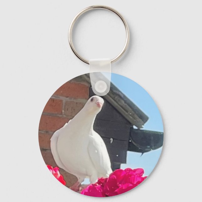 White Dove  Keychain (Front)