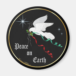 White Dove Magnet