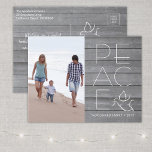 White Dove Modern Unique Peace 1 Photo Grey Wood Holiday Postcard<br><div class="desc">Wish family and friends a simple gift of peace for the holidays with an elegant dove one photo postcard. All wording on this template is simple to customize, making it suitable for Christmas, New Years, Hanukkah and Rosh Hashanah. The modern grey and white design features rustic faux grey wood, a...</div>