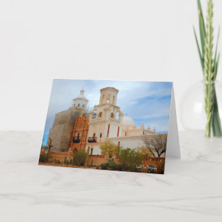 White Dove of the Desert San Xavier Arizona Thank You Card