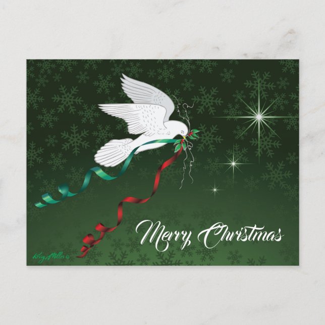 White Dove Postcard (Front)