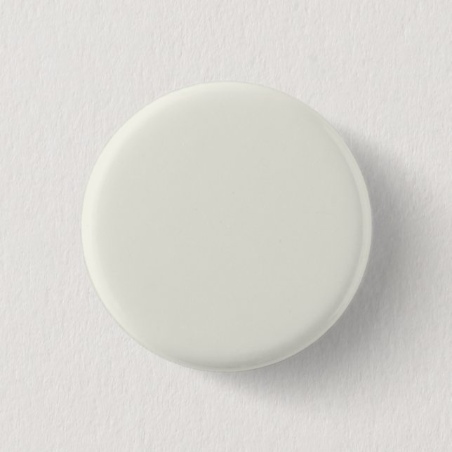 White Dove Solid Colour 1 Inch Round Button (Front)