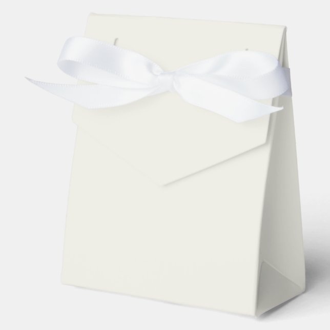 White Dove Solid Colour Favor Box (Front)