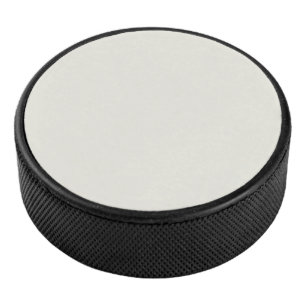 White Dove Solid Colour Hockey Puck