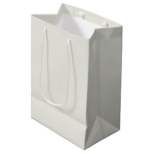 White Dove Solid Colour Medium Gift Bag