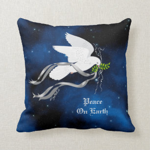 White Dove Throw Pillow
