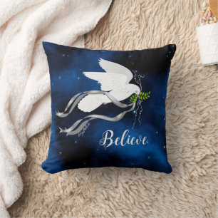 White Dove Throw Pillow