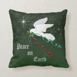 White Dove Throw Pillow