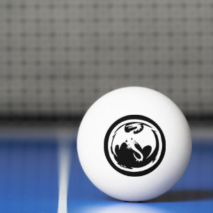 White Dragon 3 star ping pong ball