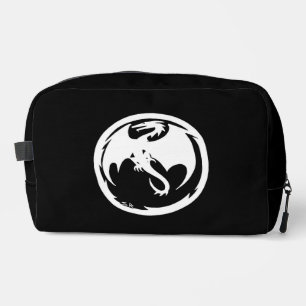 White Dragon black dopp kit