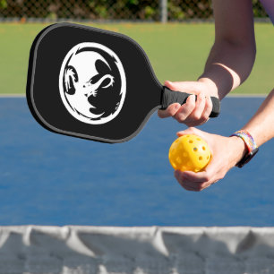 White Dragon pickleball paddle carbon