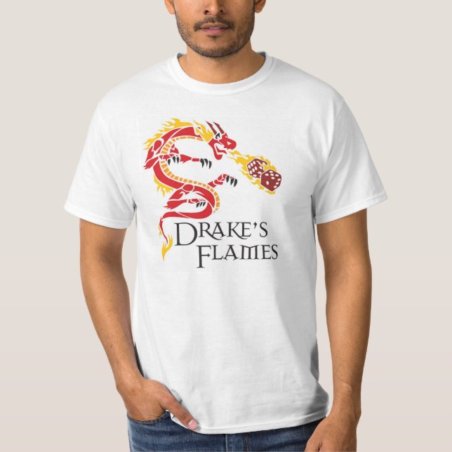 White Drake's Flames Tee (Front)