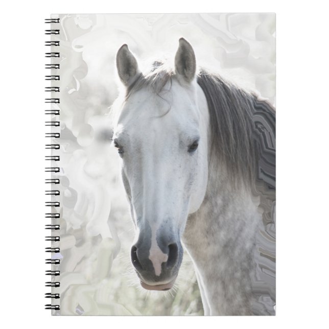 White dream horse  notebook (Front)