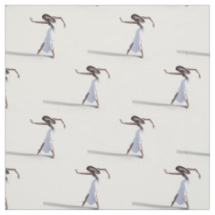 White Dress Dancer Thunder_Cove Fabric