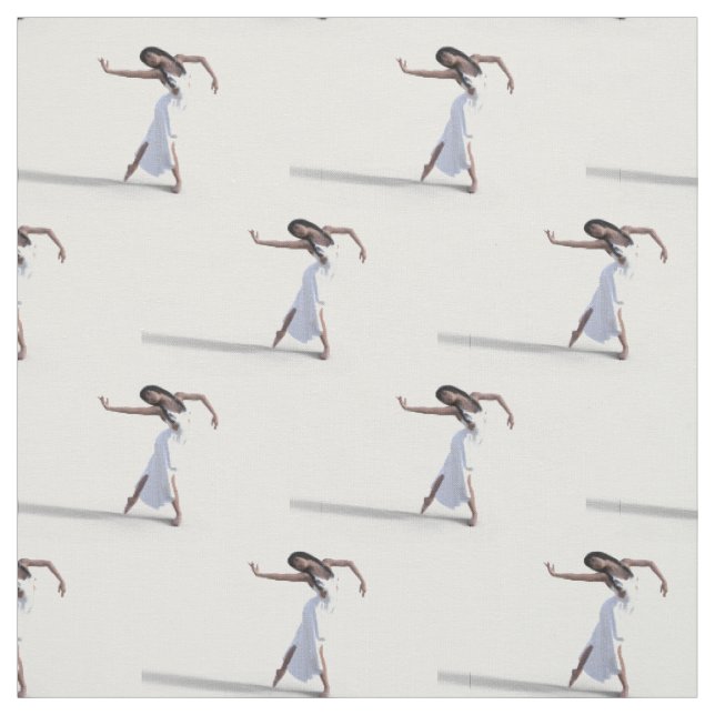 White Dress Dancer Thunder_Cove Fabric (Swatch)
