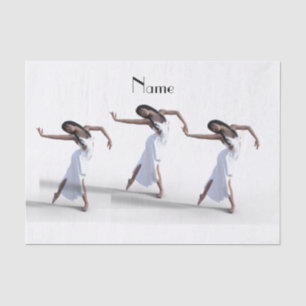 White Dress Dancer Thunder_Cove Tissue Paper