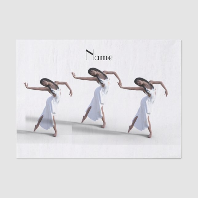 White Dress Dancer Thunder_Cove  Tissue Paper (Front)