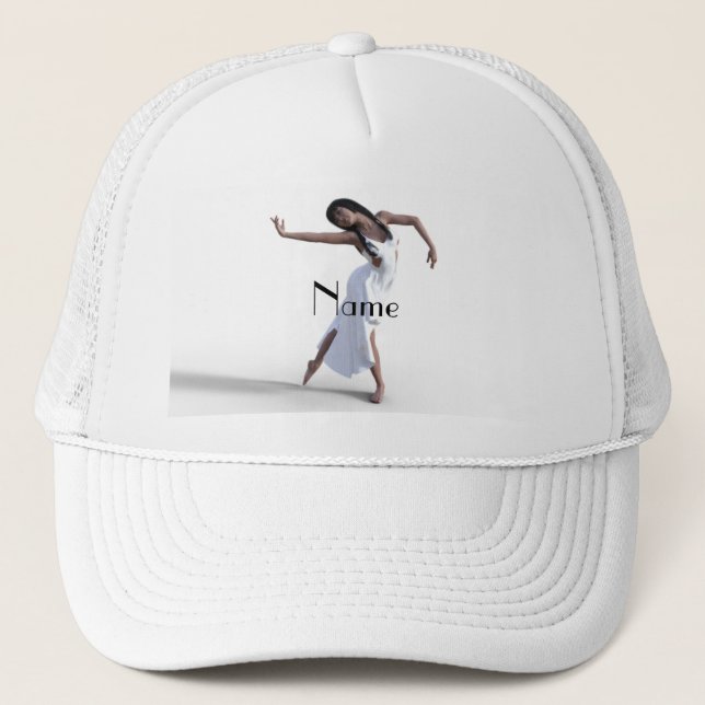White Dress Dancer Thunder_Cove Trucker Hat (Front)