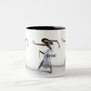 White Dress Dancer Thunder_Cove    Two-Tone Coffee Mug
