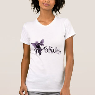 White Dress Fairy Purple Negative - The Bride T-Shirt