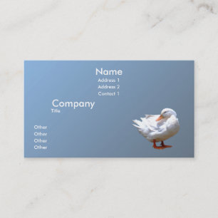 White Duck Business Card