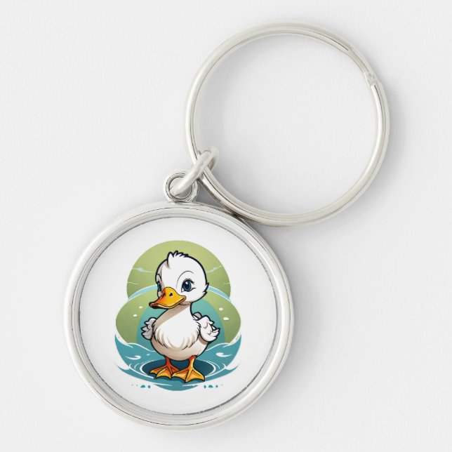 white-duck keychain (Front)