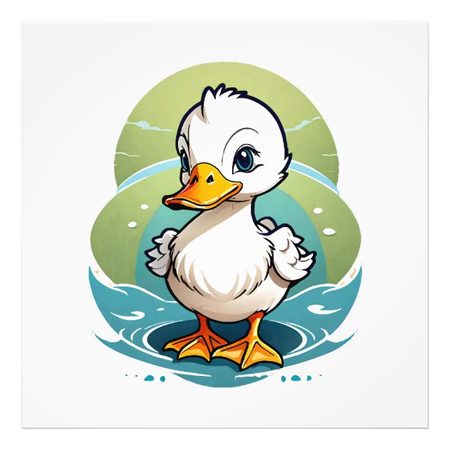 white-duck photo print (Front)