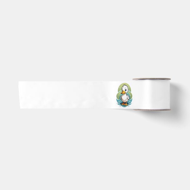 white-duck satin ribbon (Front)