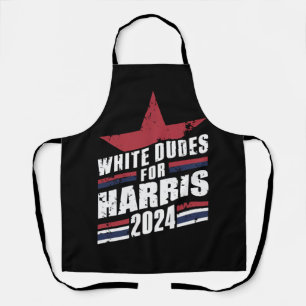 White Dudes For Kamala Harris 2024 Apron