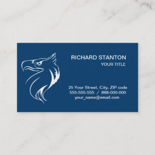 White eagle business card