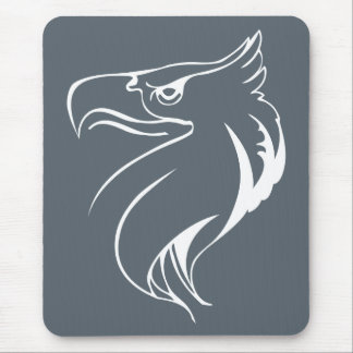 White eagle mouse pad
