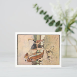 White Ear and Peter Postcard