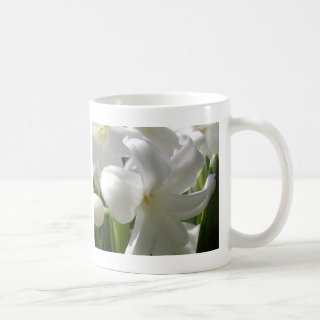 White Easter Lilly Coffee Mug (Right)
