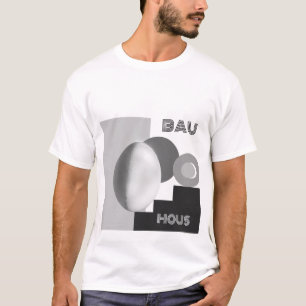 White Egg Modern Bauhaus Design Personalized T-Shirt