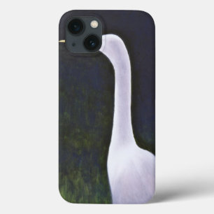 White Egret iPhone 13 Case